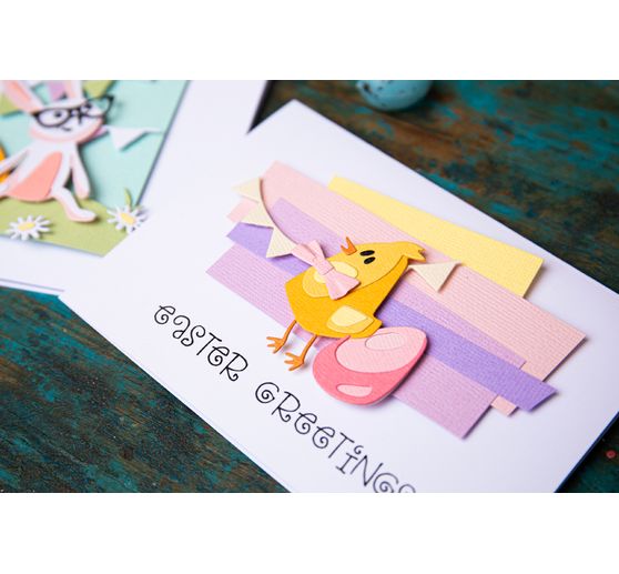 Výseková šablona Sizzix Thinlits "Bunny + Chick by Tim Holtz"