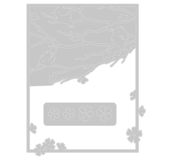 Výseková šablona Sizzix Thinlits "Woodland Cardfront"