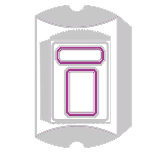 Sizzix Thinlits V&yacute;sekov&aacute; &scaron;ablona "Pillow Box + Bag by Tim Holtz"