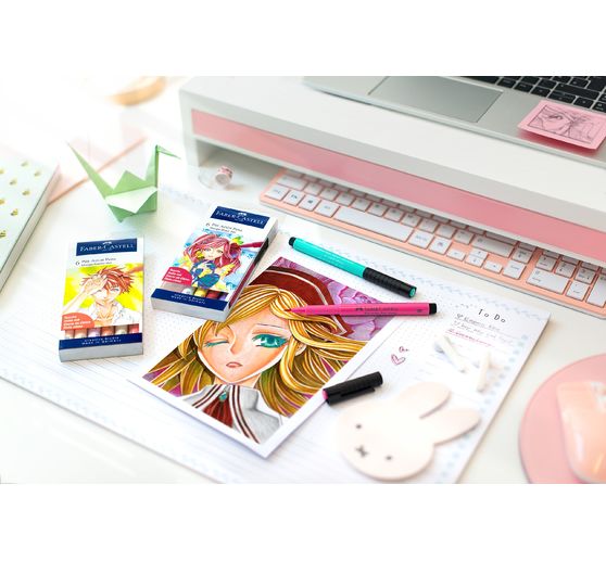 Faber-Castell Pitt Artist Pen Brush Manga Kaoiro