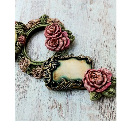 Casting mould "Precious - picture frame roses"