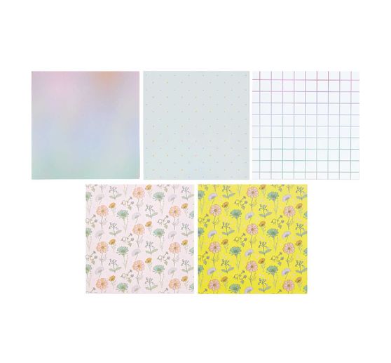 Folding sheets "Flowers", assorted