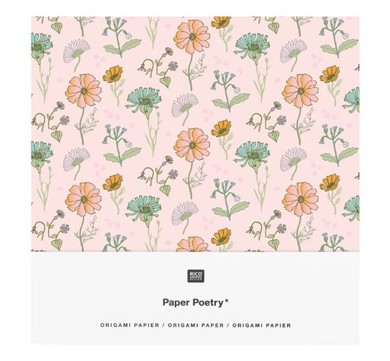 Folding sheets "Flowers", assorted