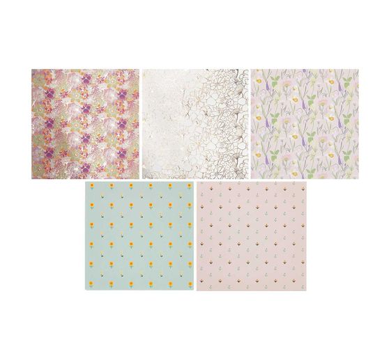 Folding sheets "Flowers", assorted