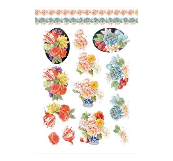 3D Punched sheet book "Urban Flowers"