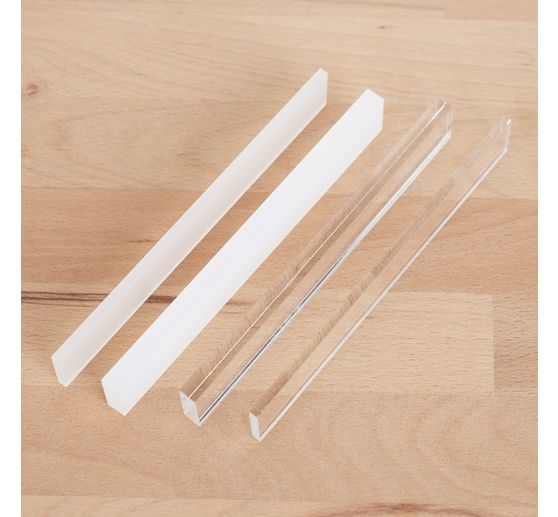 Acrylic blocks, 22 x 4 x 160 mm