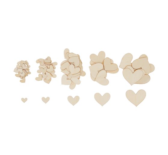 VBS dekorační prvky srdce "Mila"