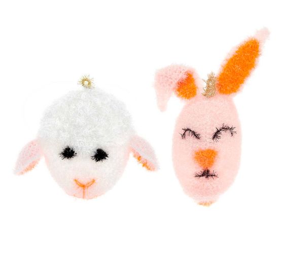 Rico Design Creative Bubble crochet kit "Bunny + Lamb"