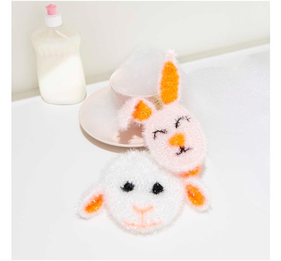 Rico Design Creative Bubble crochet kit "Bunny + Lamb"