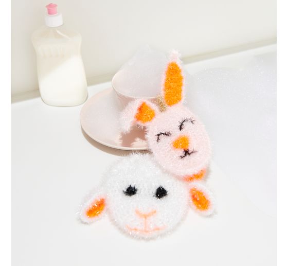 Rico Design Creative Bubble crochet kit "Bunny + Lamb"