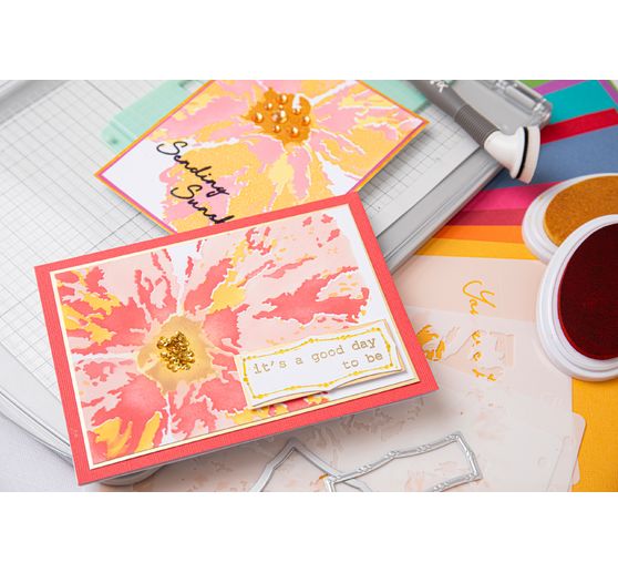 Sizzix Framelits Punching template "Top Note by Stacey Park"