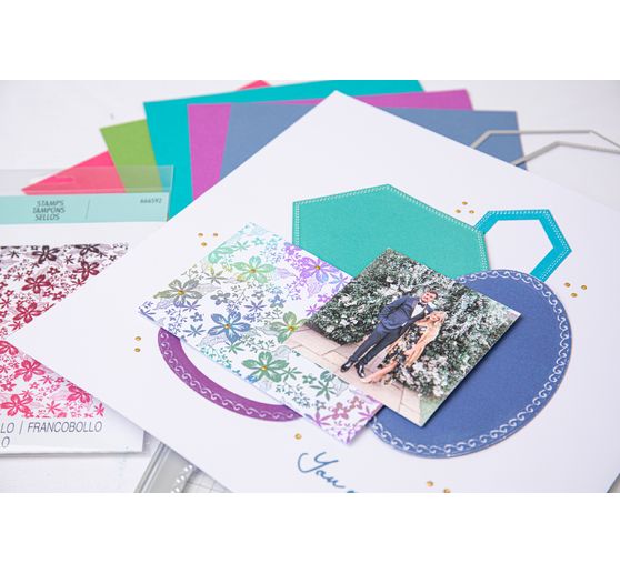 Výseková šablona Sizzix Framelits "Hexagons by Stacey Park"