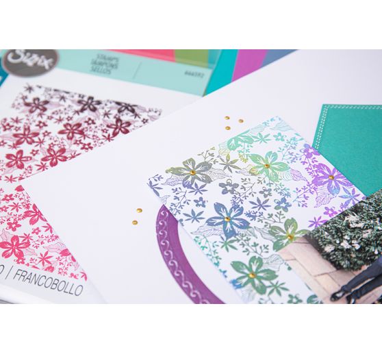 Průhledné razítko Sizzix "Petals by Stacey Park"