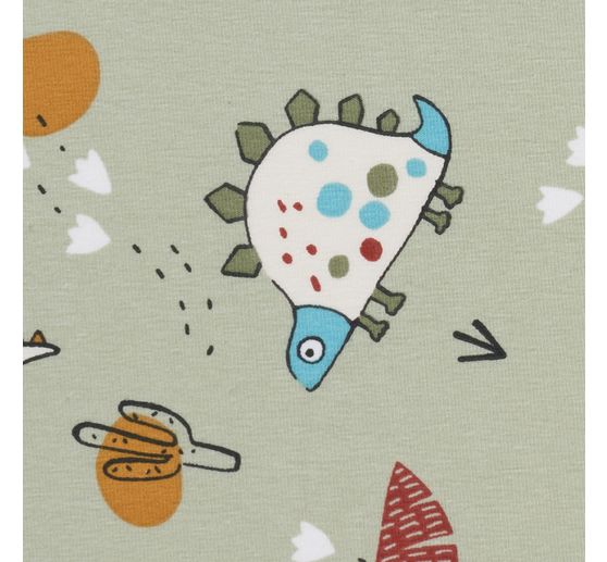 Jersey fabric "Dinos"