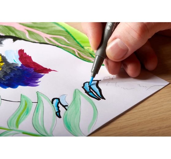 STAEDTLER Pigment brush pen, set of 12