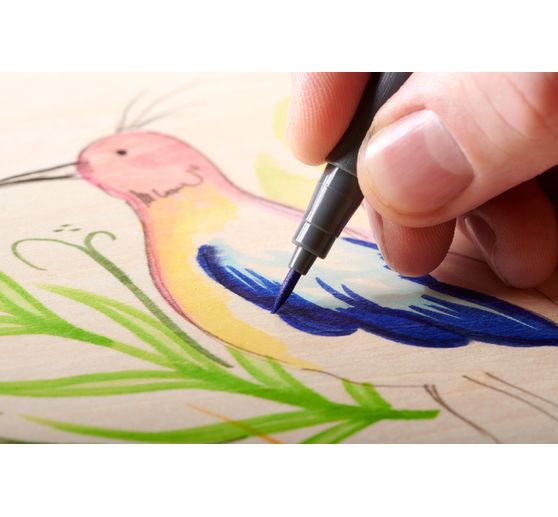 STAEDTLER Pigment brush pen, set of 12