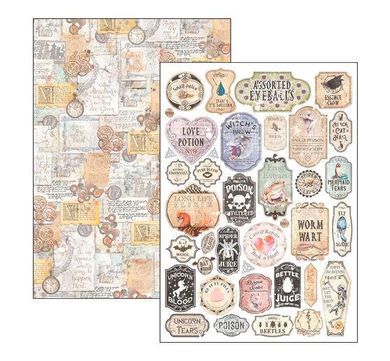 Paper set "Wizard Academy"