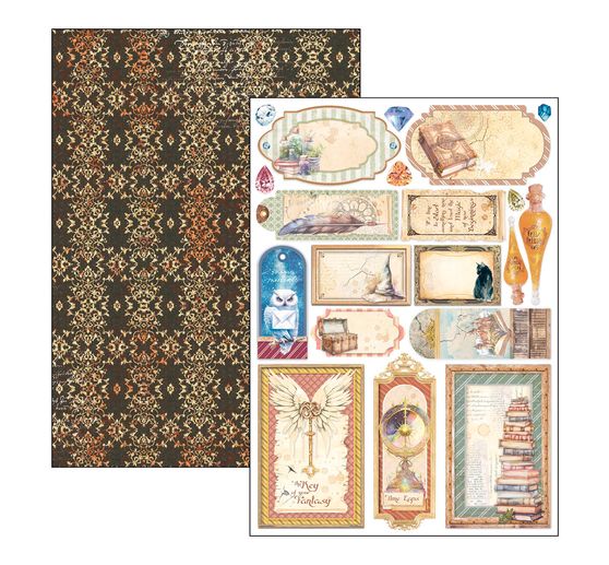 Paper set "Wizard Academy"