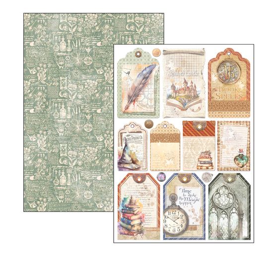 Paper set "Wizard Academy"