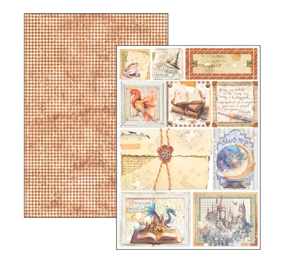 Paper set "Wizard Academy"