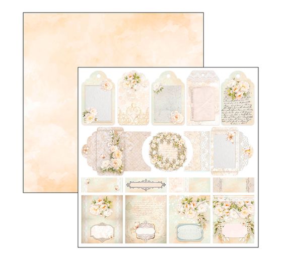 Vždy a navždy" scrapbookový papír