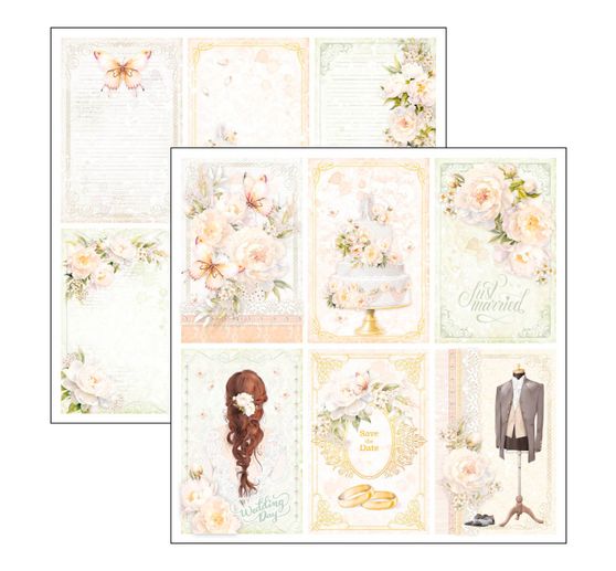 Vždy a navždy" scrapbookový papír