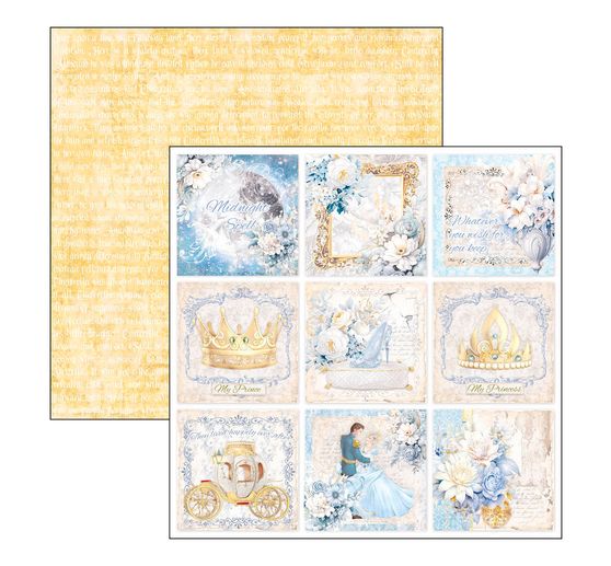 Scrapbook paper "Midnight Spell Patterns"