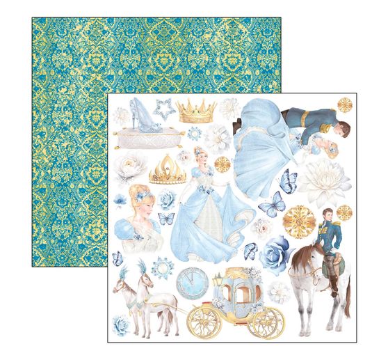 Scrapbook paper "Midnight Spell Patterns"