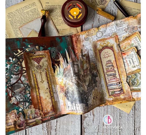 Paper set "Wizard Academy"