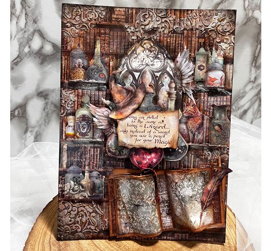 Paper set "Wizard Academy"