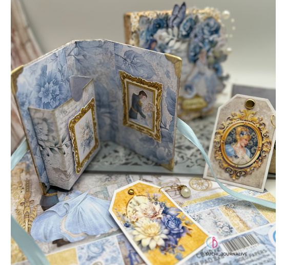 Scrapbook paper "Midnight Spell Patterns"