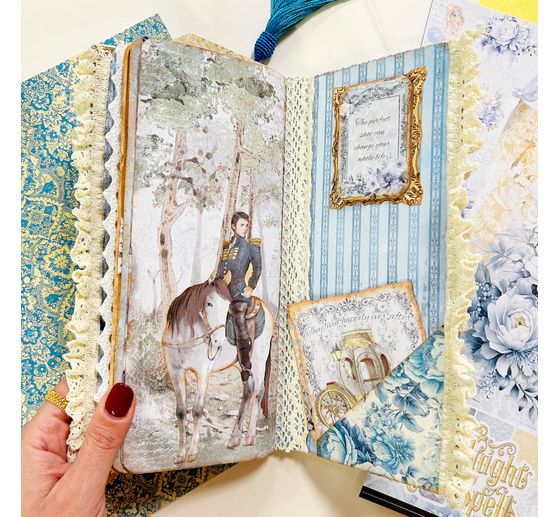 Scrapbook paper "Midnight Spell Patterns"