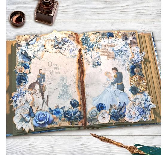 Scrapbook paper "Midnight Spell Patterns"