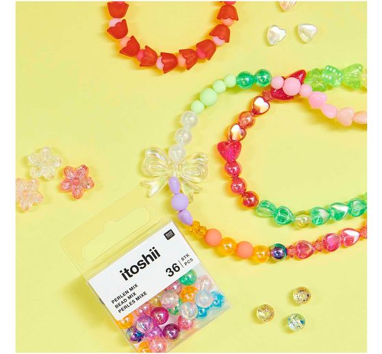 itoshii Bead set "Rainbow holographic"
