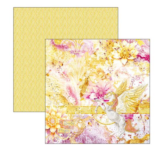 Éterický" scrapbookový papír