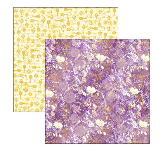 Éterický" scrapbookový papír