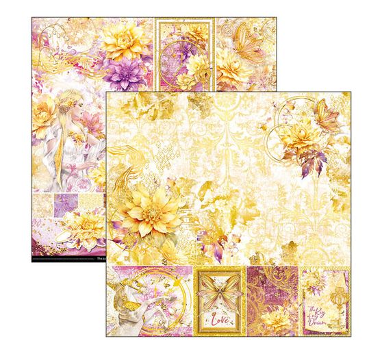 Éterický" scrapbookový papír