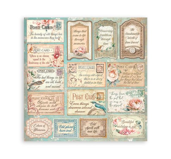 Scrapbook block "Brocante Antiques"