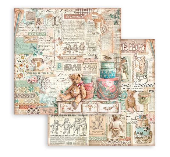 Scrapbook block "Brocante Antiques"