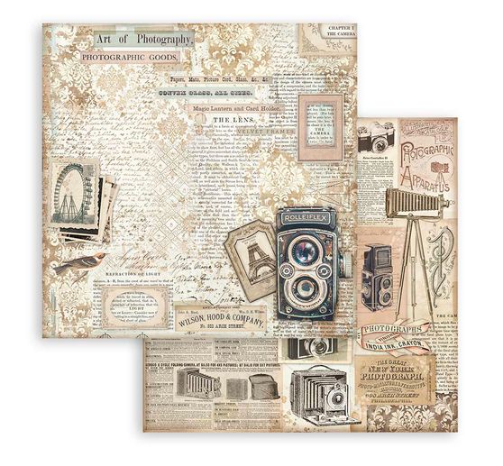 Scrapbook block "Brocante Antiques"