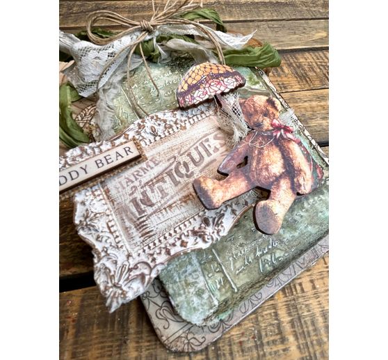 Stencil "Brocante Antiques - Mixed Patterns"