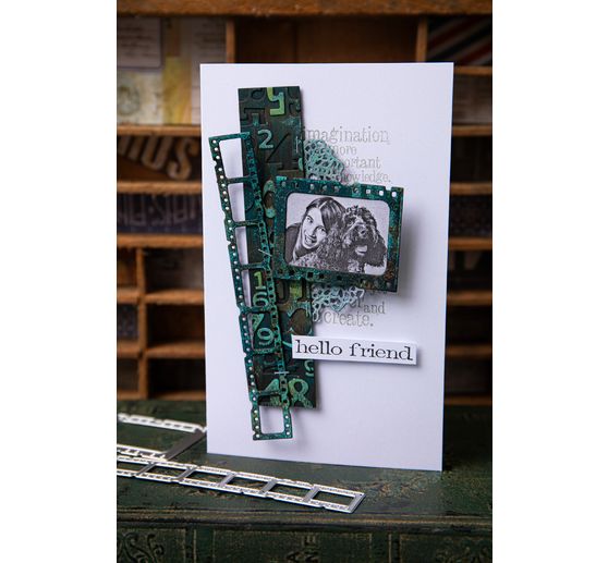 Sizzix Thinlits Punching template "Picture Show by Tim Holtz"