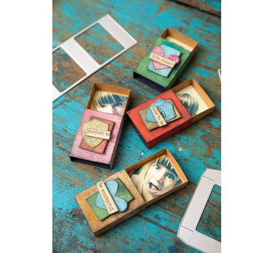 Sizzix Thinlits Punching template "Matchbox by Tim Holtz"