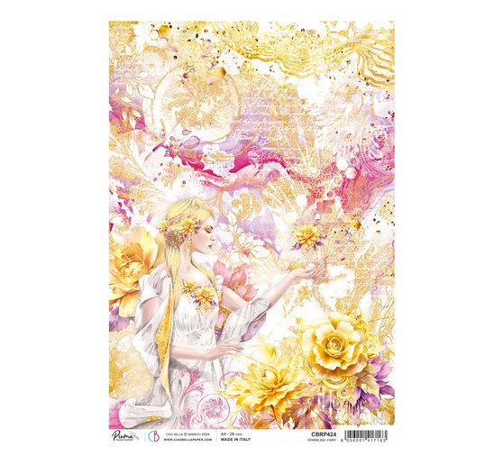 Ethereal - slámová hedvábí s motivem "Sparkling Fairy