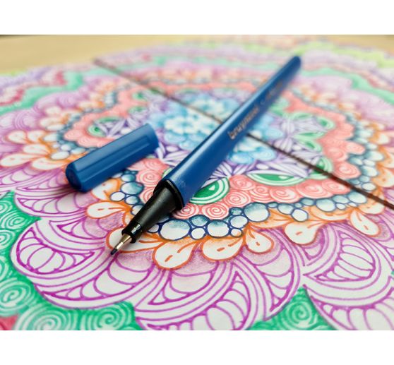 Tenkokresba Bruynzeel, 12 barev