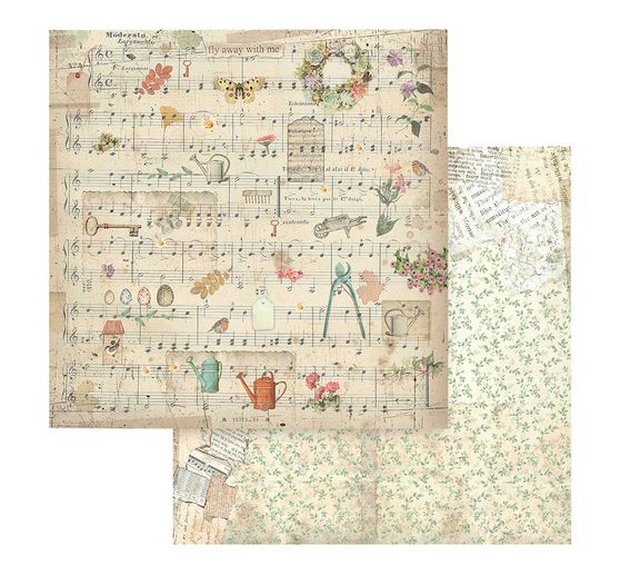 Podložka pro scrapbooking "Garden"