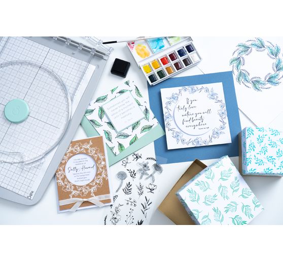 Sizzix Clear Stamps Set "Garden Botanicals"