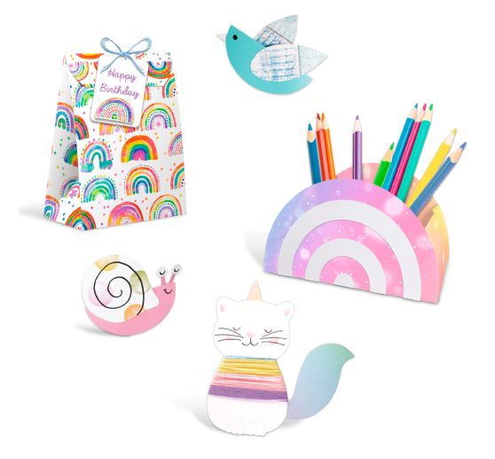 Paper craft kit "Cute Rainbow"