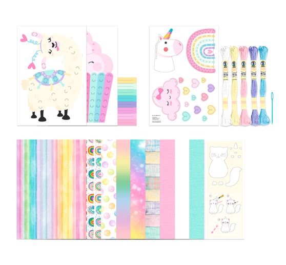 Paper craft kit "Cute Rainbow"