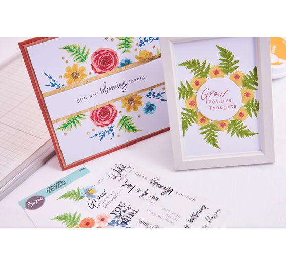 Sizzix Layered Stencils "Abstract Blooms"